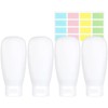 Janety Kit de Viaje con 4 Botellas Recargables Antifugas, Envases