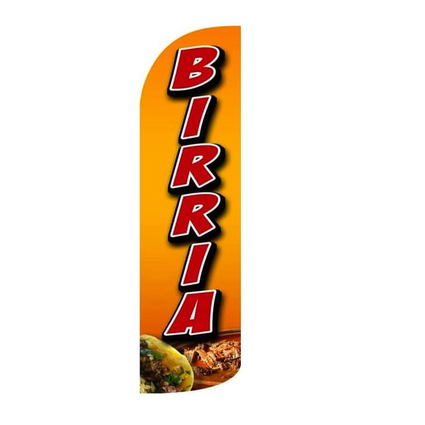 OnPoint Wares Advertising Birria Feather Flag Pack of 1 |