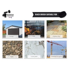 Kornely™ Premium Drill Brush, Medium Stiff, Green 10cm. Professional Power Scrubber. Doesn't Scratch Surfaces. Suitable for Kitchen, Stove and Oven, Cabinets, Counters, Dirty pots, Floor Cleaning