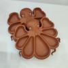 Silicone Octopus Charcuterie Platter, Snack Fruit Separate Platter, Delicatessen Dim