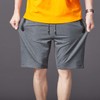 JustSun Men's Cotton Sports Shorts with Zip Pockets, peacock blue