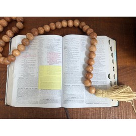 FAITH & GRIT - Transparent Sticky Notes 3x3 - Clear Post it Notes for School Notes, Bible Studies, Bible Notes, journaling, Reminder Notes, Bible Study Supply Notes, Fridge Notes