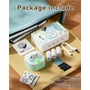 Anycash Sticker Printer, Print Pod Mini Printer Bluetooth Inkless Sticker