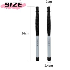 Goxfaca 1 Pair Nylon Drum Brush Drum Sticks,Retractable Drum Wire Sticks Brushe,Wire Brush Professional Drum Brush Drum for Rock Band, Jazz Folk Drummer