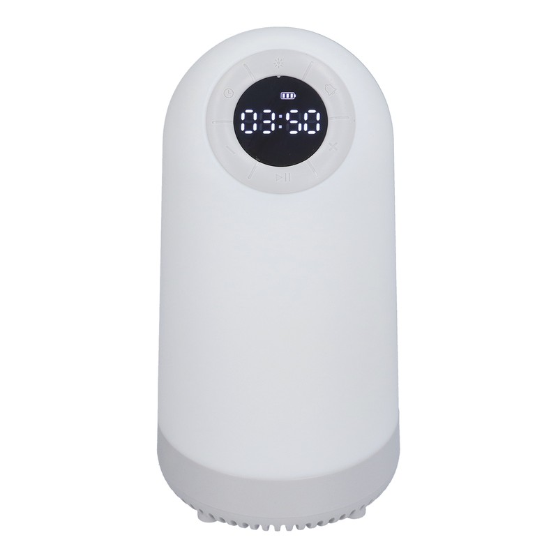 Speaker White Wake Up Light Wireless Speaker Multi Function Bedside