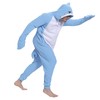 Focupaja Shark Pajamas Adult Animal Cosplay Costume Shark One Piece