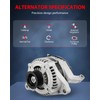cciyu Alternator fit for Dodge for Dakota Laramie 3.7L 2009-2010,11276