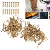 500Pcs Hollow Rivet Brass Decorative Through Hole Excellent Corrosion Resistance