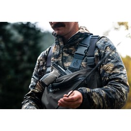 The Original Kenai Chest Holster for a Taurus - MAS Grey/Coyote (Model - Raging Hunter .500, Left)