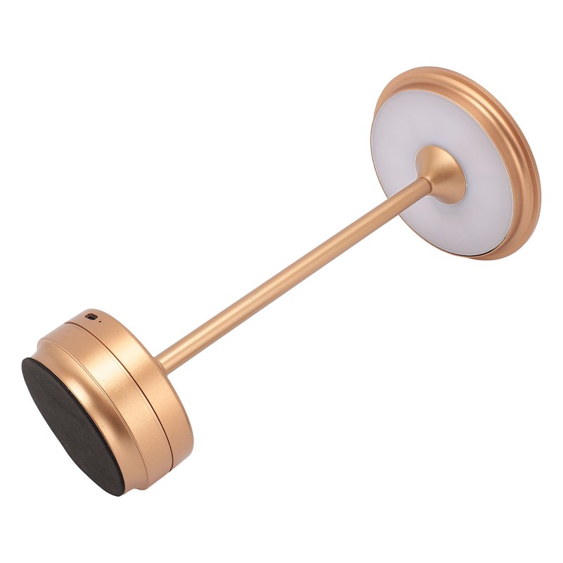 LED Cordless Table Lamp Aluminum Iron 3 Light Source Touch