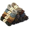 DELELE 2 Pair Thick Round Climbing Shoelaces Hiking Shoe Laces