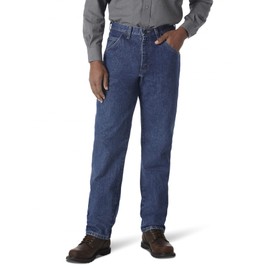 Wrangler Riggs Workwear mens Fr Flame Resistant Relaxed Fit jeans, Medium Fade, 38W x 32L US