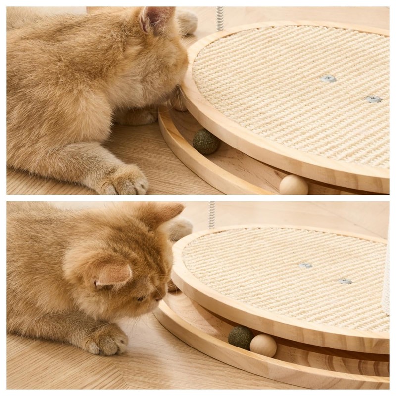 SHENGOCASE Cat Tree Scratching Post Scratcher, 26 Inch Tall, Solid