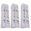 Kari-Out Disposable Round 8.5" Bamboo Chopsticks, Individually Wrapped Separated -