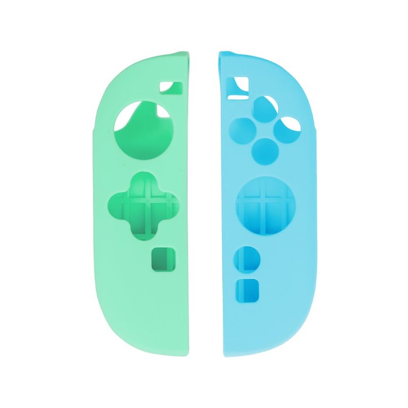 アンサー Switch2ジョイコン用 シリコンプロテクト ライトグリーン&ライトブルー ANS-SW173LGB