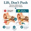 2-in-1 Sticky Ear Wax Remover, Dual-Ended Ear Cleaning Stick with
