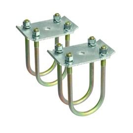 CE Smith Trailer 23000 Round Axle Tie Plate Kit, 1 3/4", Beige