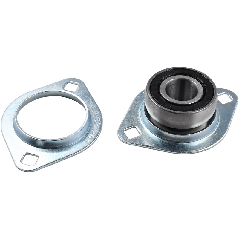 Neeseelily 3/4" Pressed Steel Flange Bearing Two Bolt Mounted SBPFL204-12