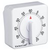 KitchenCraft Wind Up Kitchen Timer, 60 minutes, White