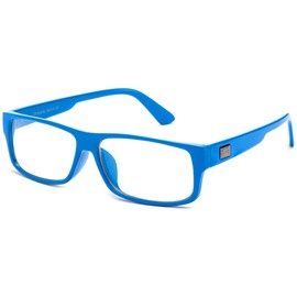 Newbee Fashion - "Kayden" Retro Unisex Plastic Fashion Clear Lens Glasses