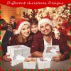 Kposiya 30pcs Christmas Cookie Boxes for Gift Giving 6x6x3in White