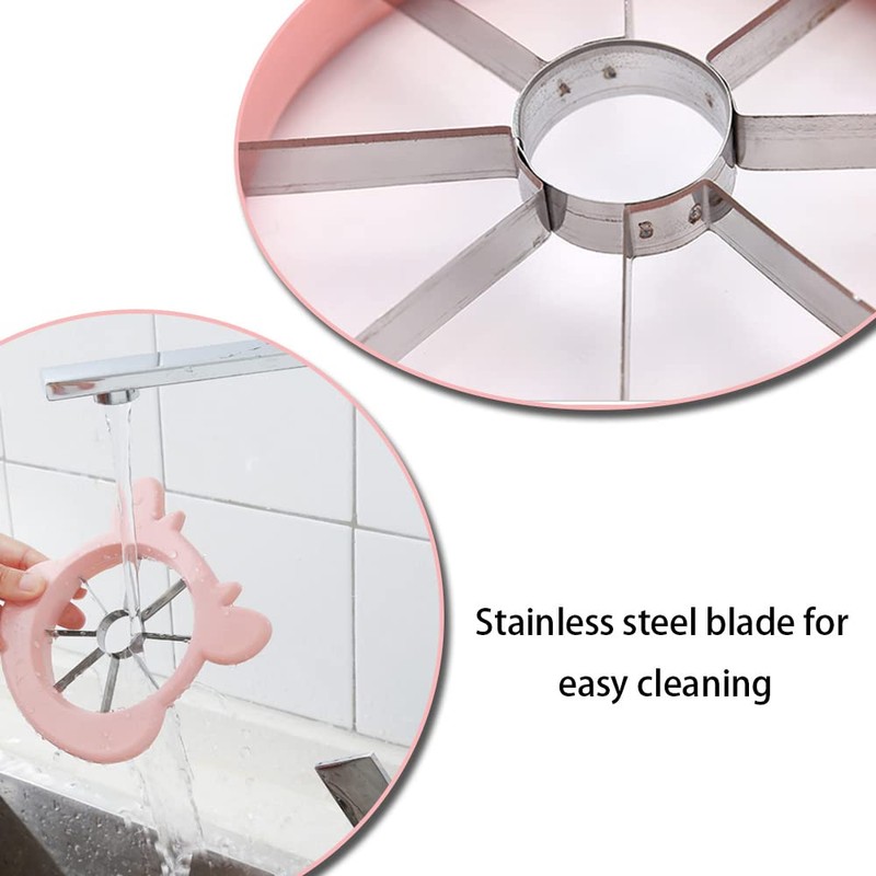 2 Pcs Fruit Cutters Cartoon Fruit Corers Multifunction Fruit Slicers