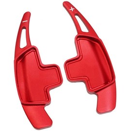 esmusssein Steering Wheel Paddle Shifter Extension Shift Paddle Red For A B C CLA CLS E G GL GLA GLC GLE GLS Metris S SL SLC Class Aluminum-Alloy