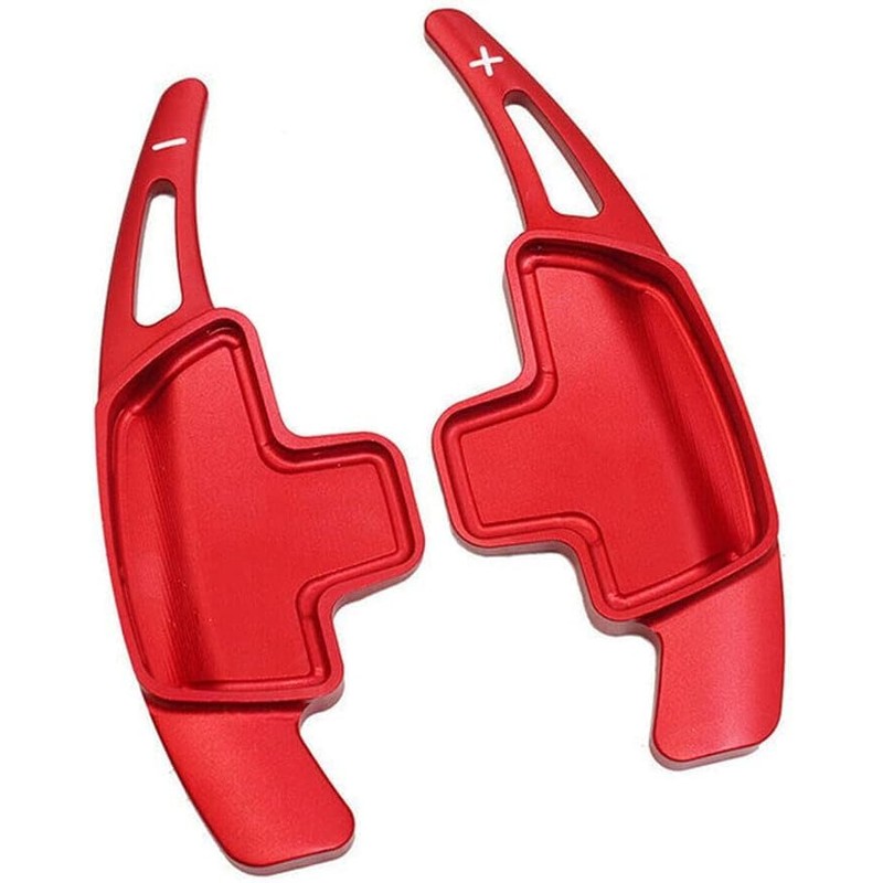 esmusssein Steering Wheel Paddle Shifter Extension Shift Paddle Red For