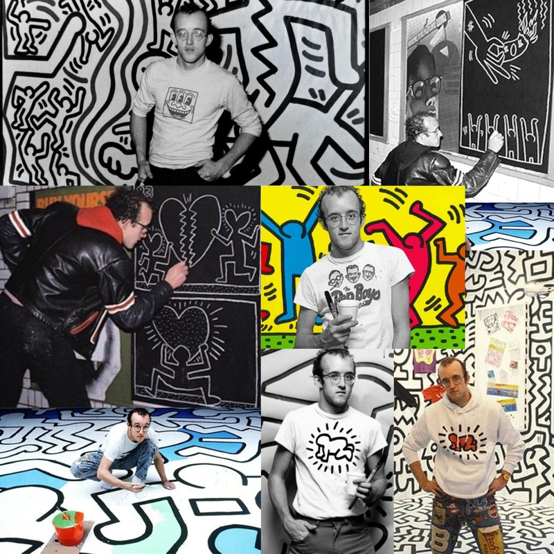 Vilac VIL9217 Jeu d'équilibre Keith Haring Skill Games, Multi-Coloured