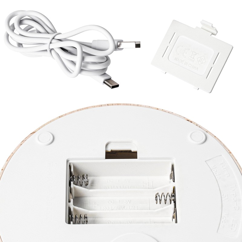 ZEERSHEE Light Base for Glass Art 4.5" Rotating Display LED