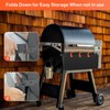 QuliMetal for Traeger Grills BAC362 Folding Front Shelf– Steel Grill