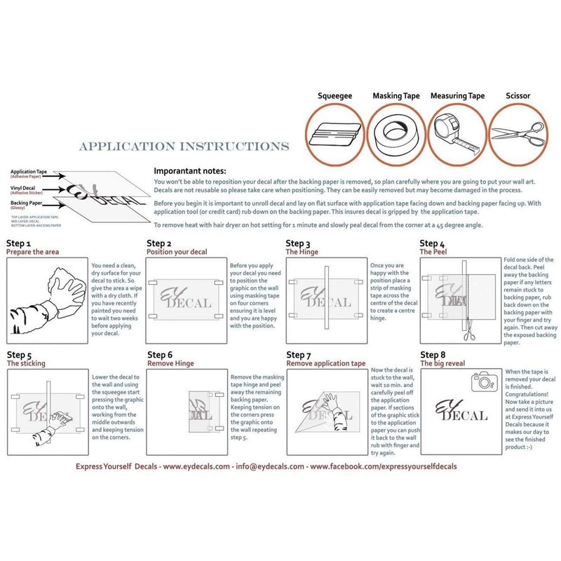 WaterShed Designs 75mm free mason helmet decal/sticker, White