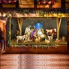 Ratoyal Christmas Nativity Garage Door Banner 16 x 7 ft,
