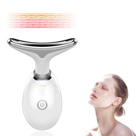 XDMOOS Facial and Neck Massager, 7 in 1 Snoot Sculpting Tool, Multifunctional Face Lift Device for Lifting, Double Chin(White)