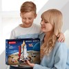 BIZNESMEN BIZNESMEN 704 PCS Space Shuttle Exploration Rocket Launch Center