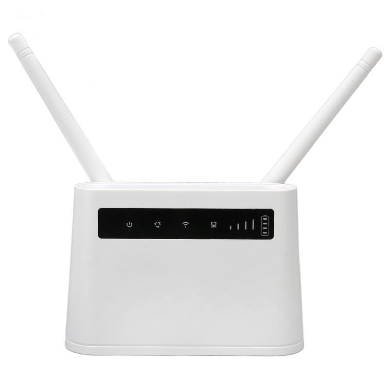 4G WiFi Router 300Mbps High Speed 4000mAh Standard SIM Card