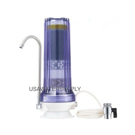 WATER WORLD Premium 8 Stage CounterTop Water Filtration Filter Sink Drinking System Alkaline