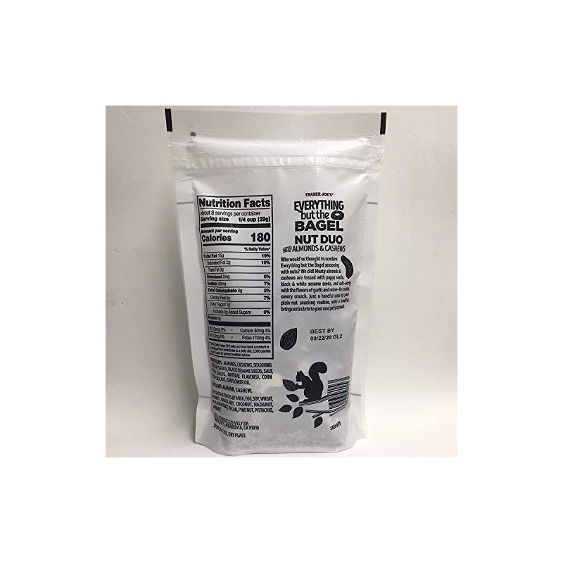 Trader Joe's Everything But The Bagel Nut Duo With Almonds