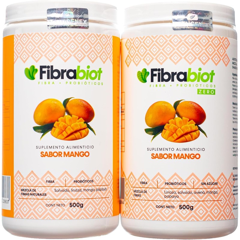 Fibrabiot Mango - Suplemento Alimenticio a Base de Fibra Natural,