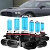 TTDBDAN Halogen Headlights Fit For Dodge Charger 2006-2009 Headlight Bulbs,9005/HB3/H10