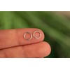 5mm Silver Cartilage Nose Helix Tragus Mini Huggie Hoop Earrings