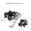CYSKY Bicycle Front Derailleur 3 Compartments, Fits 31.8/34.9 mm Tube