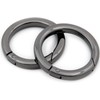 Round Carabiner Keychain Keyring 4-Piece Set Lightweight Easy to Store