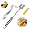 BCMON 2 Pcs Stainless Steel Corn Peeler and Stripper Tool