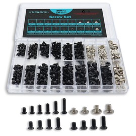 KUBOWAI Screws Assortment Set, M2/M2.5/M3, for Laptop Computer Repair Screws, 360 Pieces (18 Sizes)