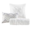 Madison Park Laurel Cozy Comforter Set-Traditional Tufted Faux Silk Design