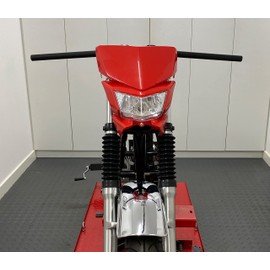 Motorcycle Headlight Face Protection - Streetfighter & Supermoto - Red - 12V 35W