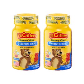Kkumibite 꾸미바이트 릴크리터스  어린이 비타민 70구미 2병 Kkumibite Real Creators Children's Vitamins 70 Gummies 2 Bottles