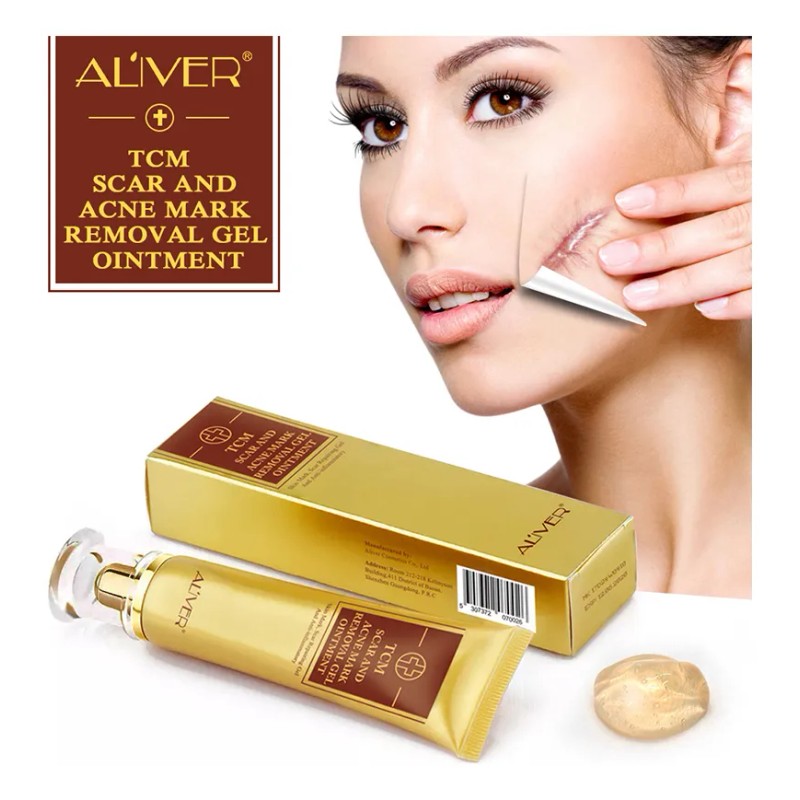 Gel Reparador Aliver Cicatrices Acné Queloides Mixta 30 mL Día