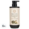 Daenggi Meori Premium Black Garlic & Curcumin Conditioner, 6 units, 500ml / 댕기머리 프리미엄 흑마늘 앤 커큐민 컨디셔너, 6개, 500ml